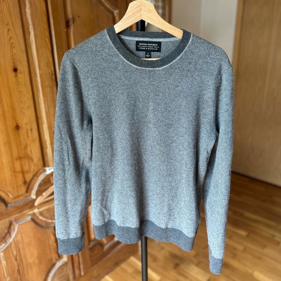 Banana Republic Scottish Cashmere By Todd & Duncan Small Men’s Cozy Sweater C3 - Picture 2 of 12